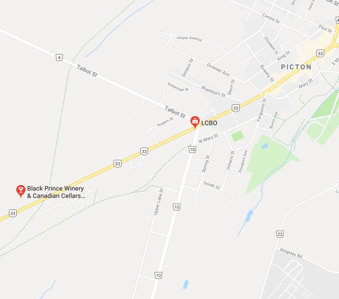 Black Prince Winery location