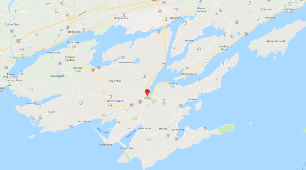 Map of Picton Ontario