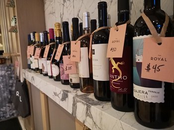 Royal Hotel in Picton Wine List