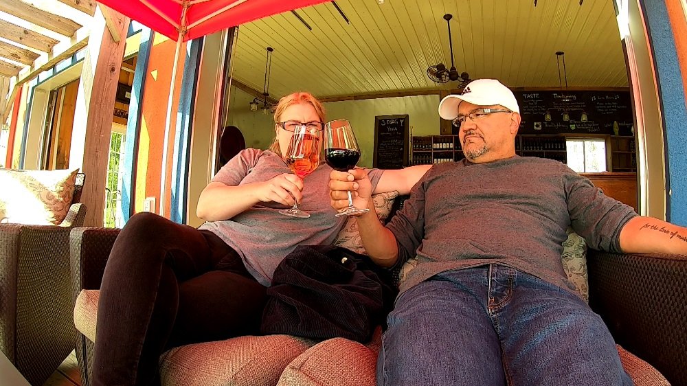 Tasting of Wine at Three Dog Winery