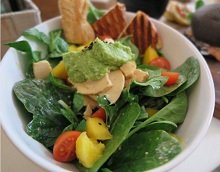 GOOD Place spinach salad