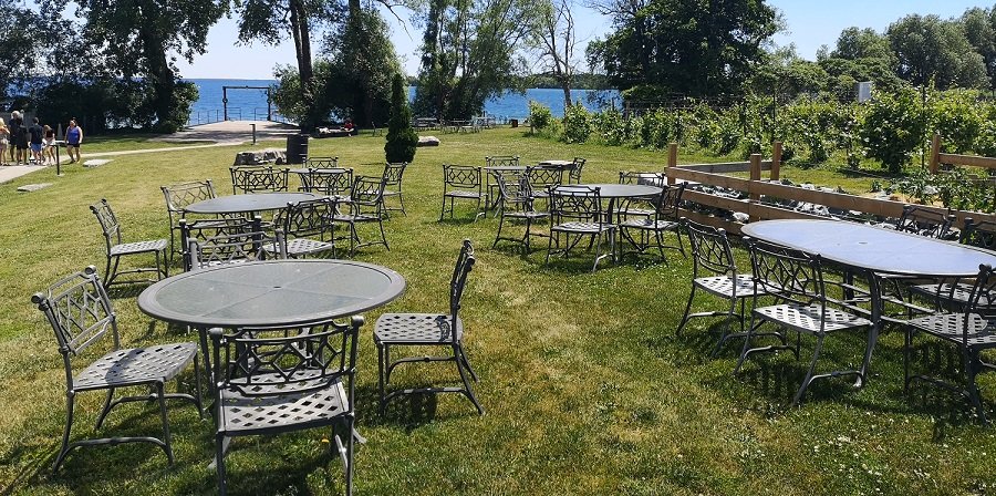 Seating and Patio Area