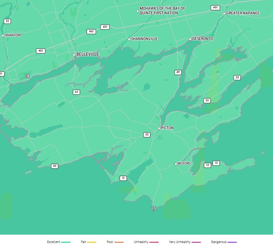 Air Quality in Prince Edward County