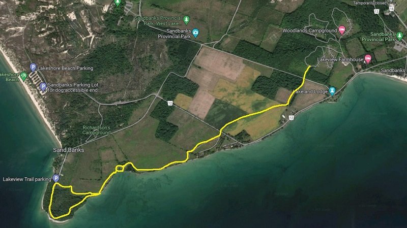 Lakeview Trail Sandbanks