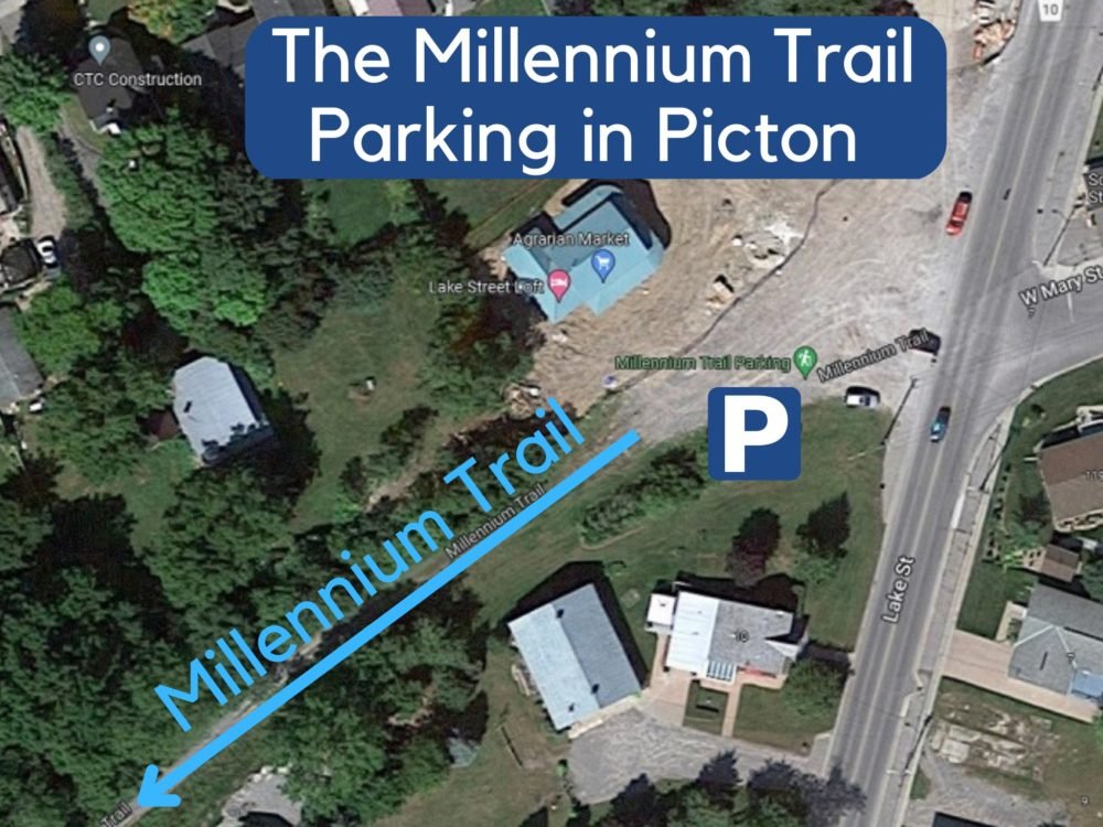 Millennium trail parking map