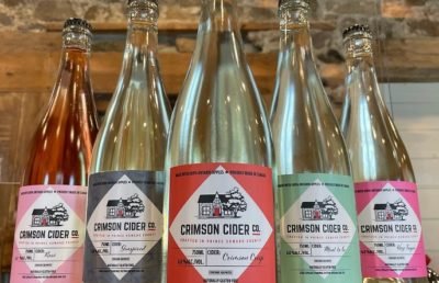 Crimson Cider bottles