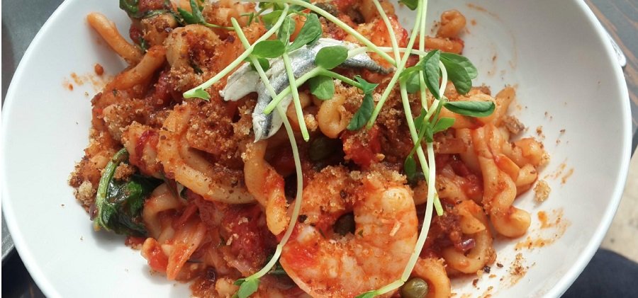 The Drake Devonshire Shrimp Pasta