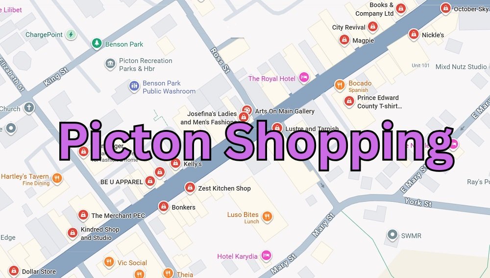 Downtown Picton Main Street Shopping