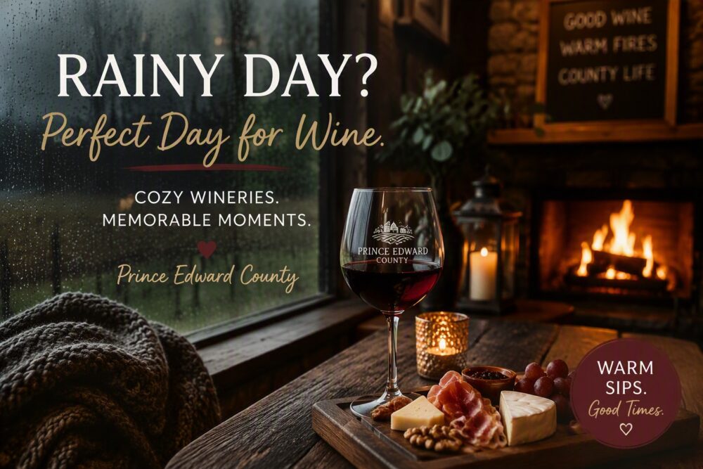 15 Rainy Day Wineries in Prince Edward County That Are Cozy