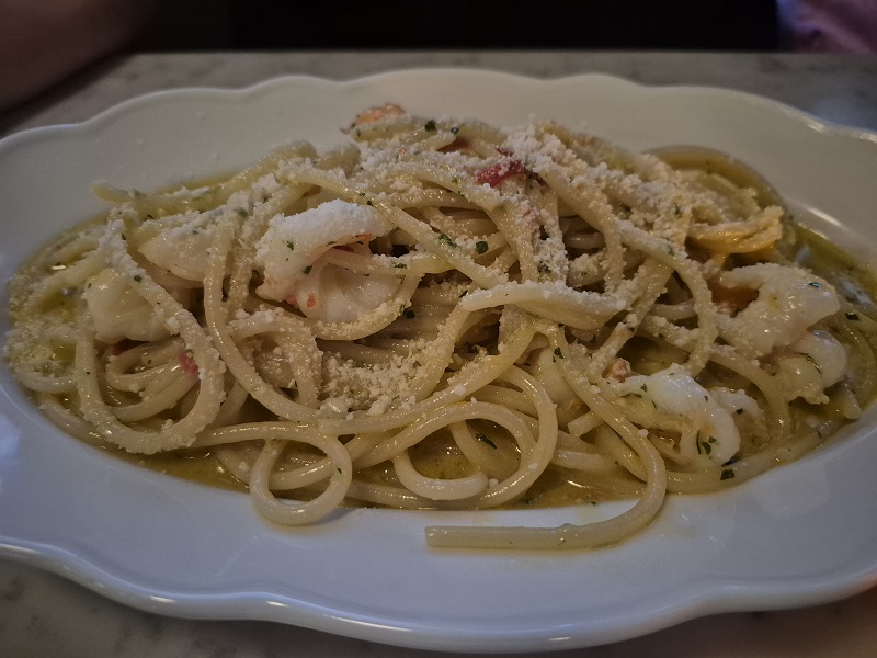 Rosetta Pasta and Shrimp