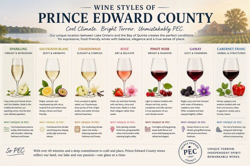 Wine Styles in Prince Edward County