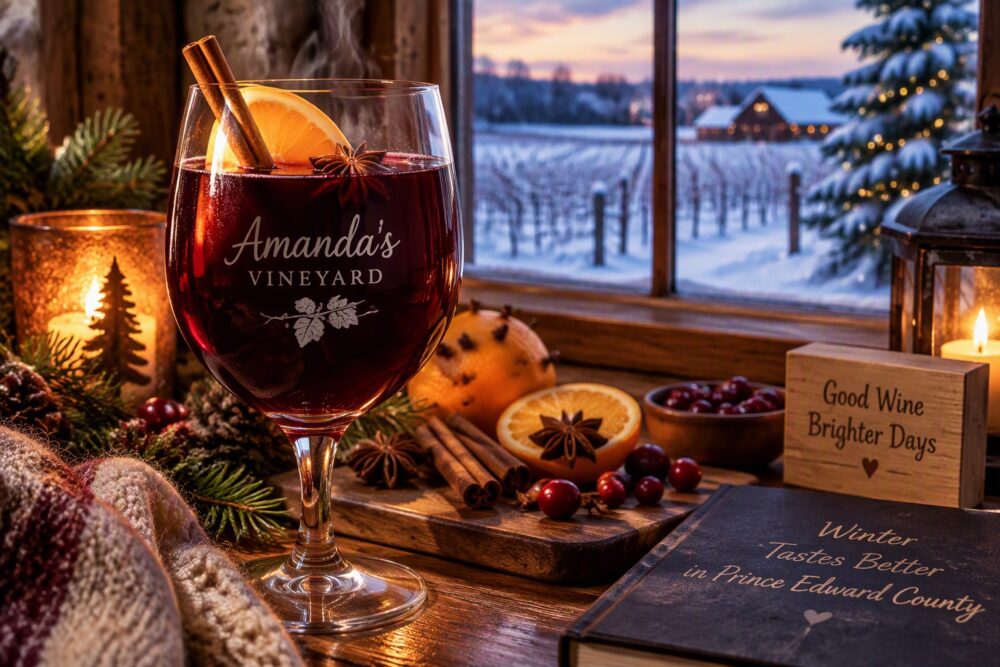 Amanda’s Vineyard, Mulled Wine, and a Pleasant Surprise for a Long-Time PEC Resident