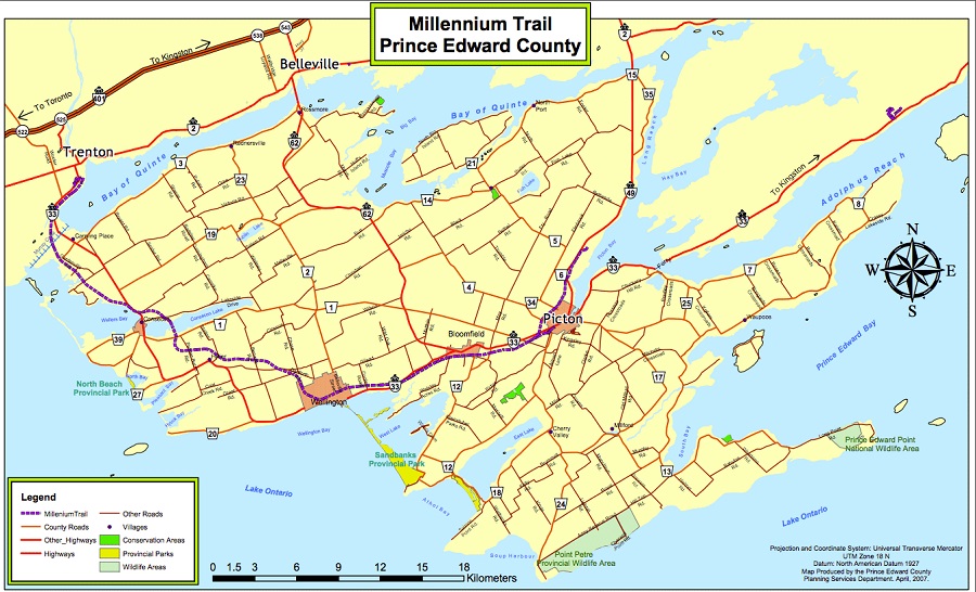 Millennium Trail Map